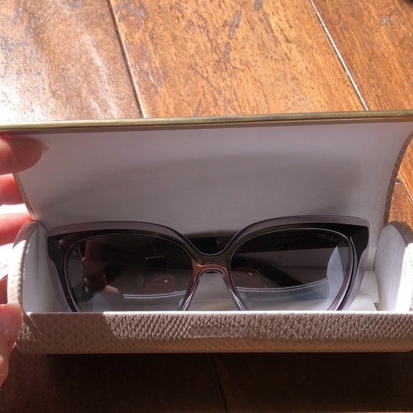 Jimmy Choo Cindy black/grey tinted sunglasses with case and cloth main image 8
